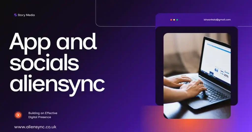 App and socials aliensync